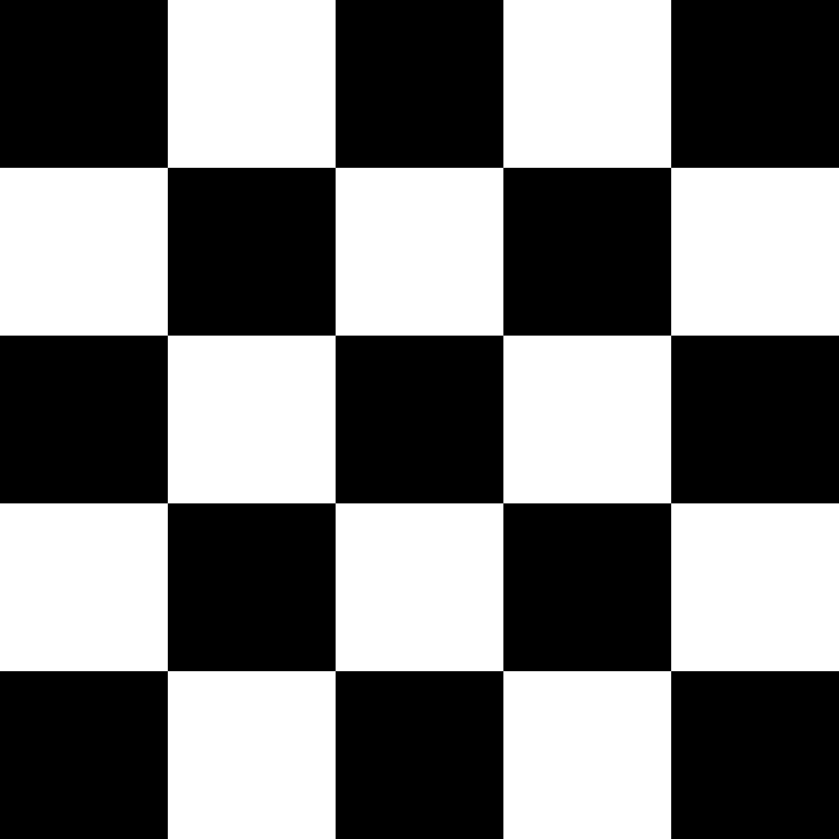 Black and White Square Logo - Moran's I
