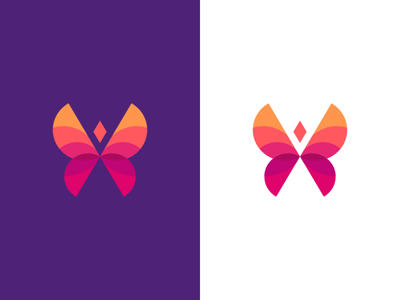 Butterfly Logo - Butterfly Logo Design by Dalius Stuoka | logo designer | Dribbble ...