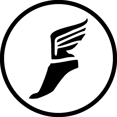 Flying Shoe Logo - Yarmouth Indoor Track