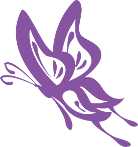 Purple Butterfly Logo - Butterfly Logo Vector (.EPS) Free Download