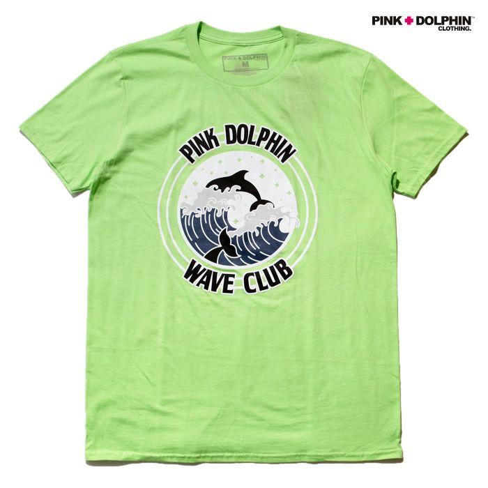 Pink Dolphin Brand Logo - INDOOR: PINK DOLPHIN CLOTHING CLUB CREST T Shirt (M L, XL) (dolphin