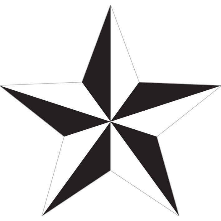 Star Black and White Logo - Free White Star Image, Download Free Clip Art, Free Clip Art on ...