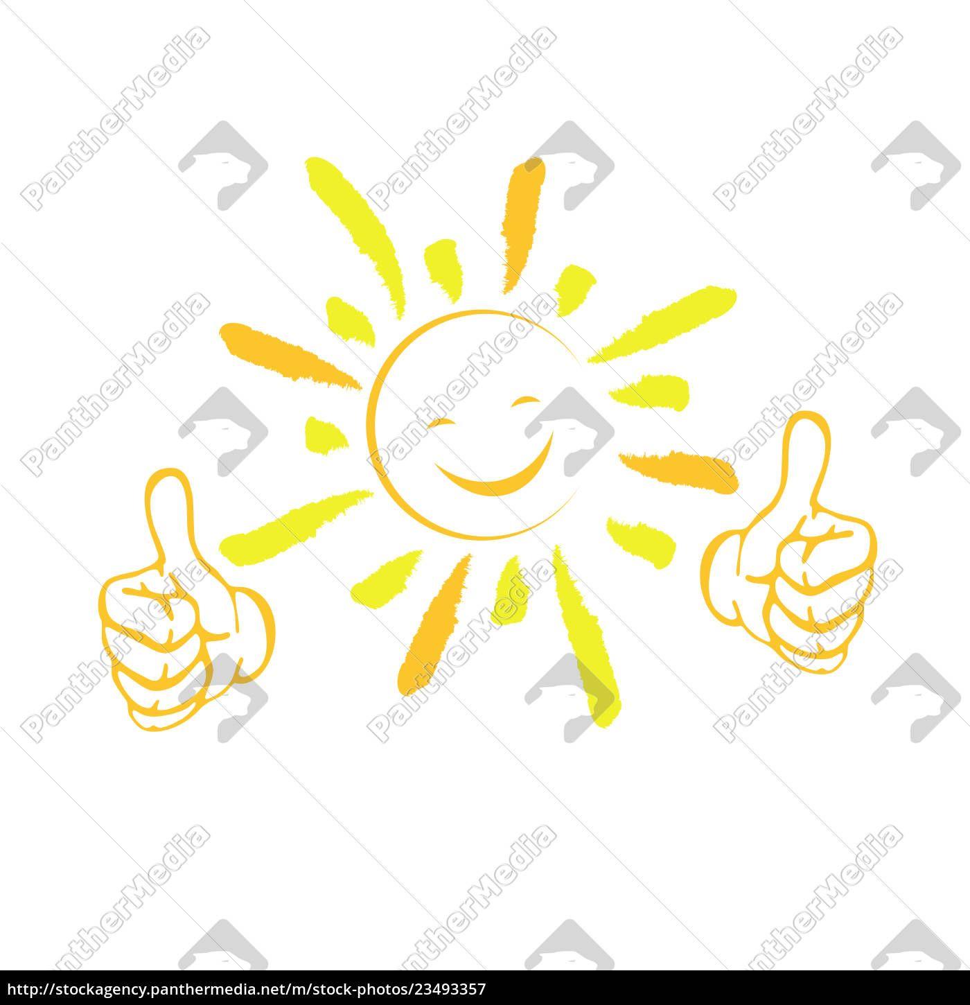 Sun Smile Logo - sun drawn,sun and smile,hands,logo - Royalty free image - #23493357 ...