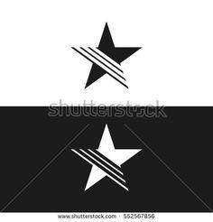 Star Black and White Logo - 110 Best star logo images | Star logo, Corporate identity, Graphic ...