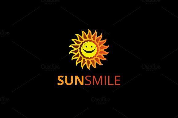 Sun Smile Logo - Sun Smile Logo Logo Templates Creative Market