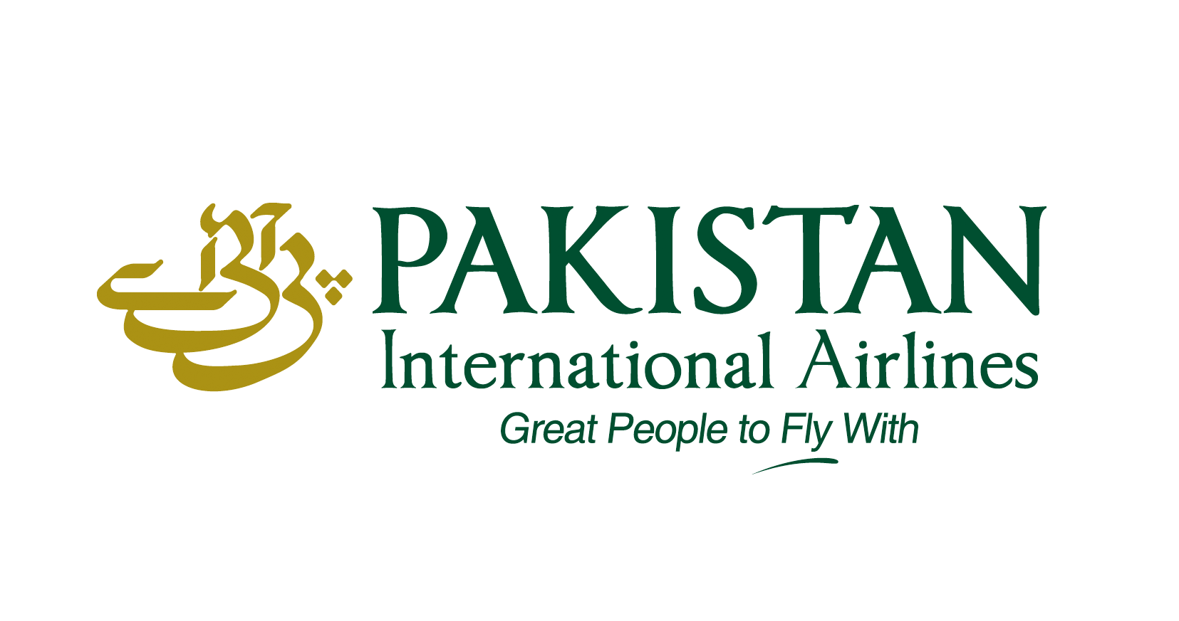 Gold Airline Logo - Pakistan International Airlines
