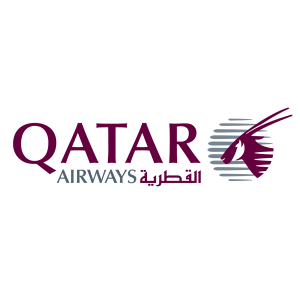 Gold Airline Logo - Qatar Airways
