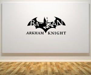 Wall Bat Logo - Arkham Knights Batman Logo Bat Design Wall Art Decal Sticker Picture ...