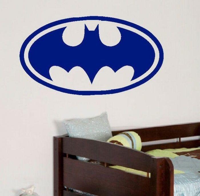 Wall Bat Logo - BATMAN BAT LOGO WALL STICKER ART TRANSFER HIGH QUALITY MATT VINYL