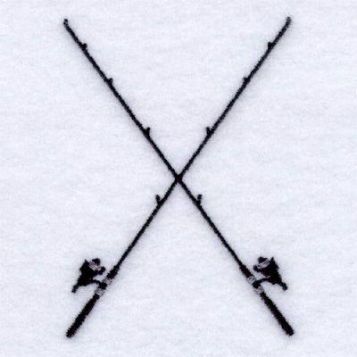 Download Crossed Fishing Poles Logo Logodix