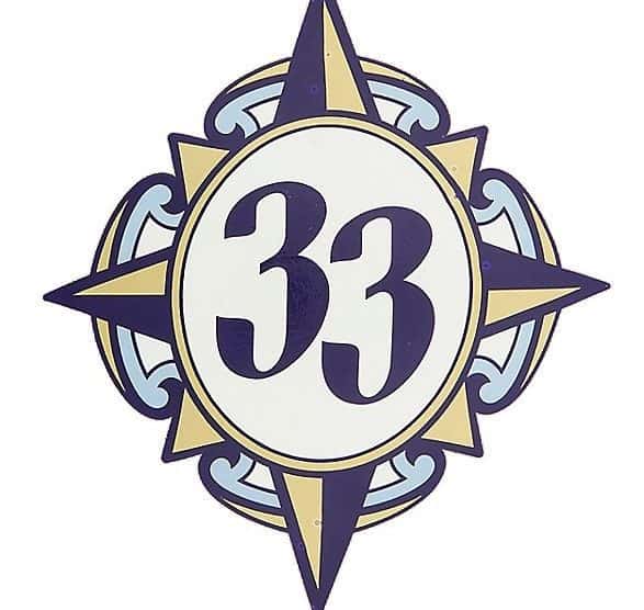 33 Logo - PHOTOS: Logo Unveiled for Exclusive Club 33 at Walt Disney World ...