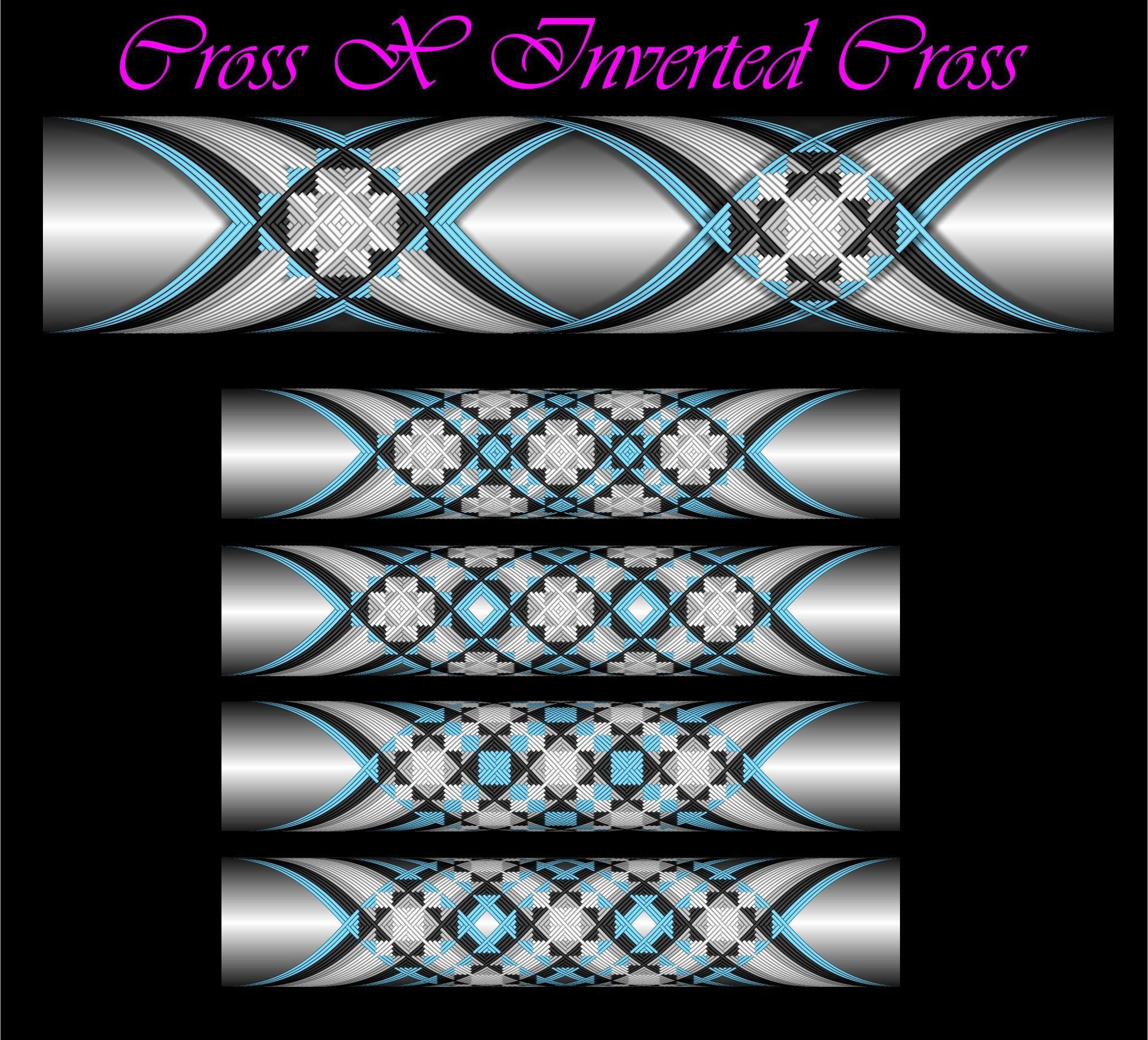 Crossed Fishing Poles Logo - Cross X Inverted Cross step by step Custom Rod Building Cross Wrap