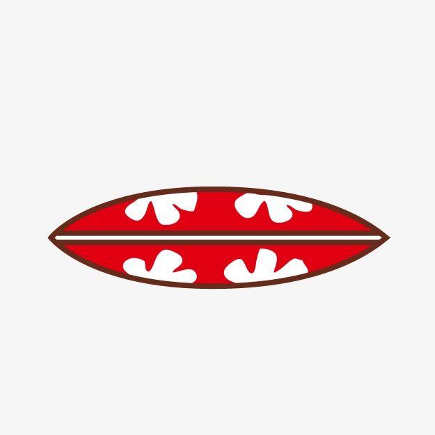 Red Surfboard Logo - Red Surfboard, Surfboard Clipart, Cartoon, Surfboard PNG Image