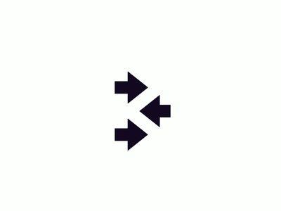 K Arrow Logo - K+Arrow Negative Space Logo Design | #Logos - Inspiraciones | Logo ...