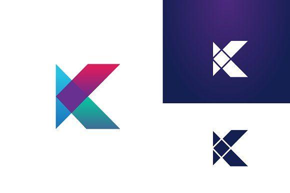 K Arrow Logo - K letter arrow logo ~ Logo Templates ~ Creative Market