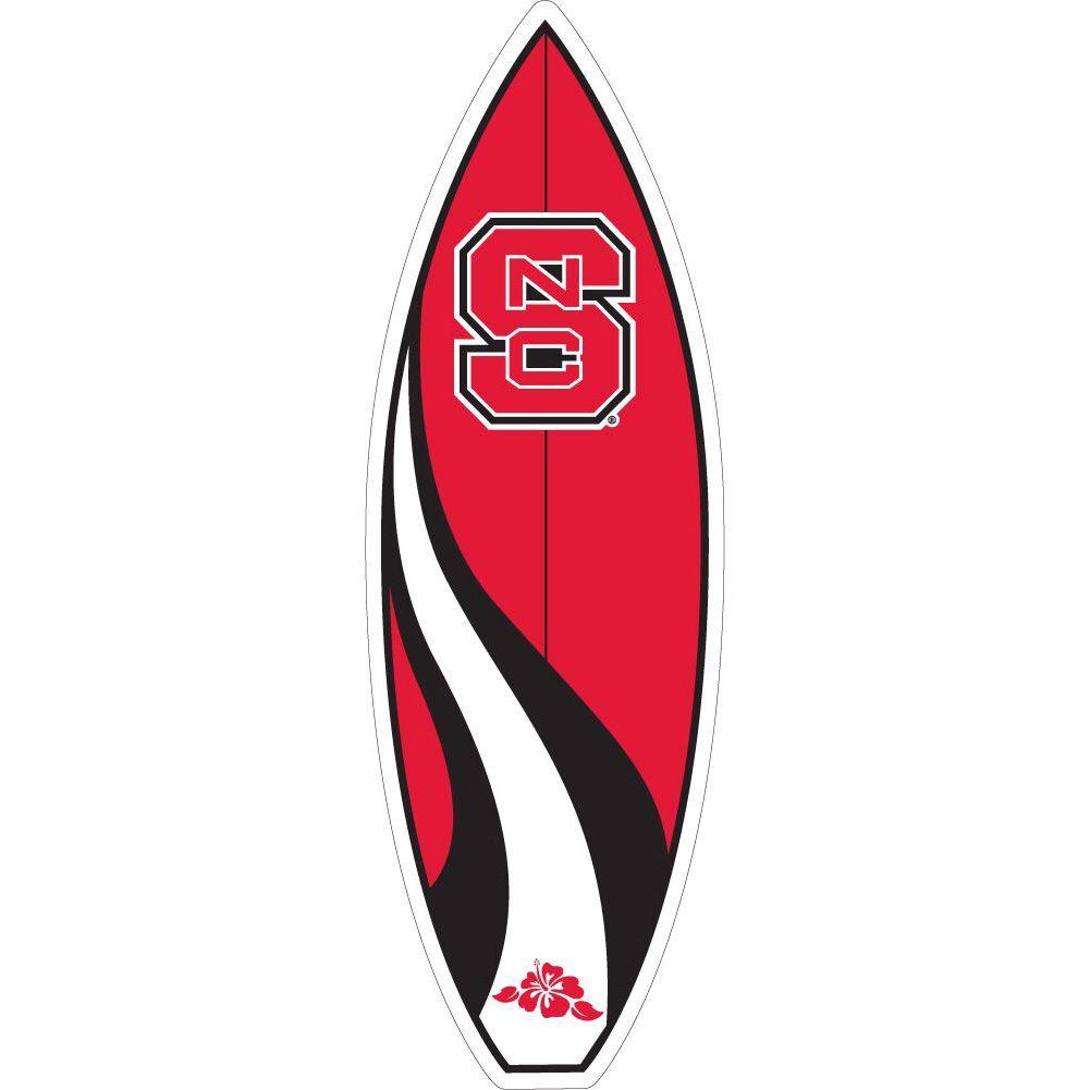 Red Surfboard Logo - NC State Bookstores Surfboard Dizzler