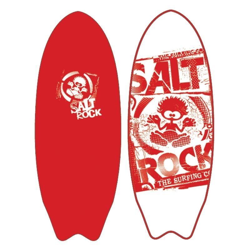 Red Surfboard Logo - Saltrock 6ft Soft Surfboard Ripper