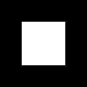 Black and White Square Logo - Cube Rain by IMakeBadGames