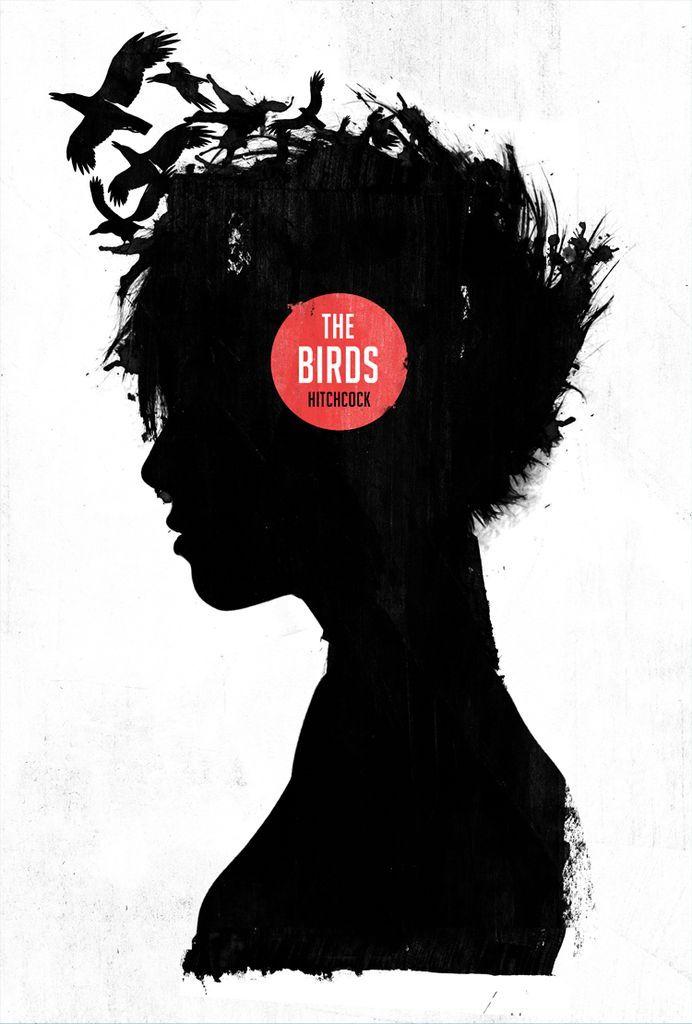 Hitchcock the Birds Logo - Best Poster Alfred Hitchcock Birds image on Designspiration
