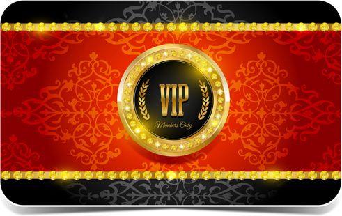 Red and Black VIP Logo - Diamond vip card red and black vector Free vector in Adobe ...