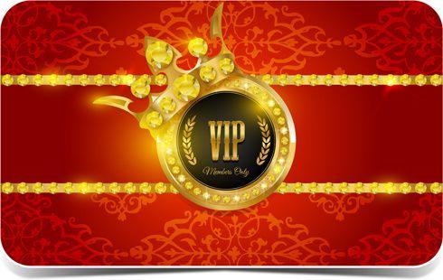 Red and Black VIP Logo - Diamond vip card red and black vector Free vector in Adobe ...