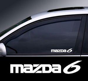 Mazda 6 Logo - Mazda 6 Logo Window Decal Sticker Graphic *Colour Choice* | eBay
