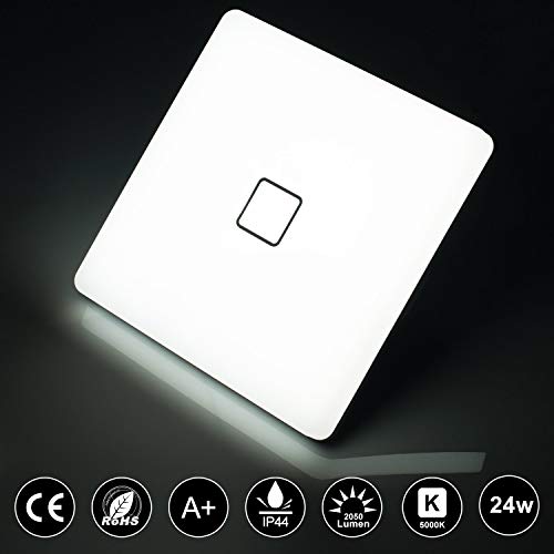 Black and White Square Logo - Square LED Ceiling Light: Amazon.co.uk