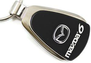 Mazda 6 Logo - Mazda6 Mazda 6 Black Teardrop Authentic Logo Key Ring Fob Keychain ...