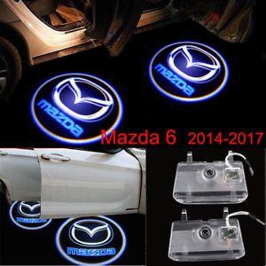 Mazda 6 Logo - 2X LED 3D Logo laser Projector door light For MAZDA 6 ATENZA M6 2014 ...
