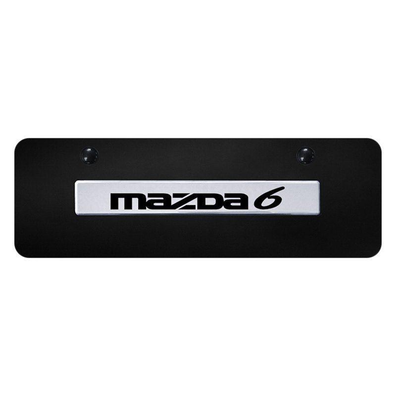 Mazda 6 Logo - Autogold® - License Plate with 3D Mazda 6 Logo