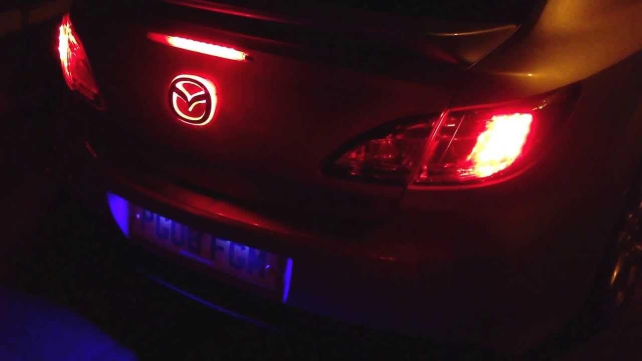 Mazda 6 Logo - My Mazda 6 new LED emblem!!! - YouTube
