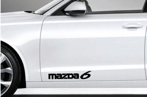 Mazda 6 Logo - Product: 2 Mazda 6 Decal Sticker Logo Emblem Mazdaspeed Mazda6