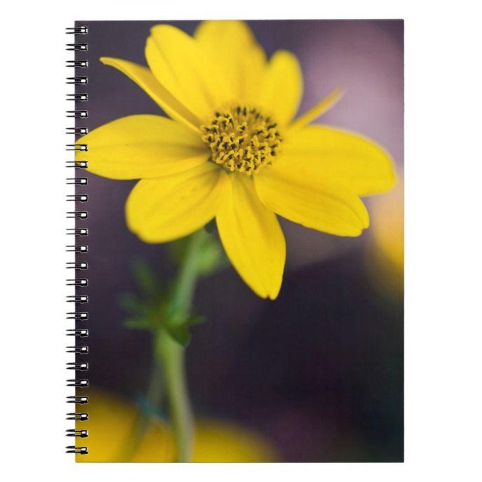 Yellow Daisy Logo - Yellow daisy flower Spiral notebook | Custom Office Supplies ...