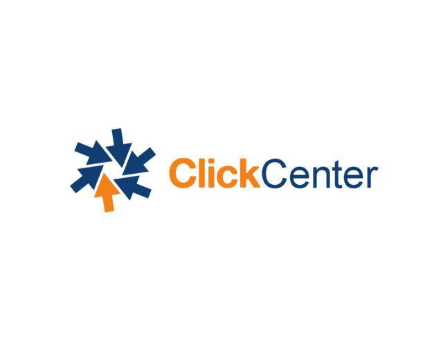 Click This Arrow Logo - Click Center Affiliate Marketing Social Networking Free Logo Download