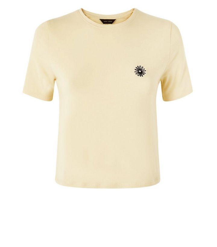 Yellow Daisy Logo - Pale Yellow Daisy Logo T Shirt