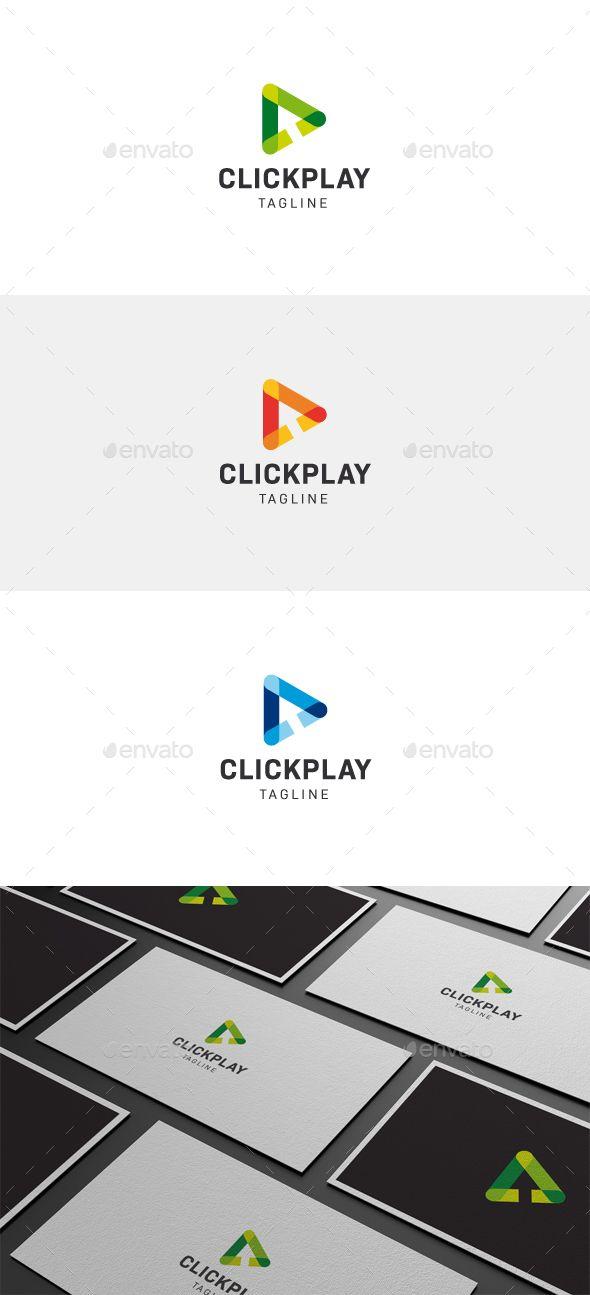 Click This Arrow Logo - Pin by Bashooka Web & Graphic Design on Music Logo Template | Logos ...