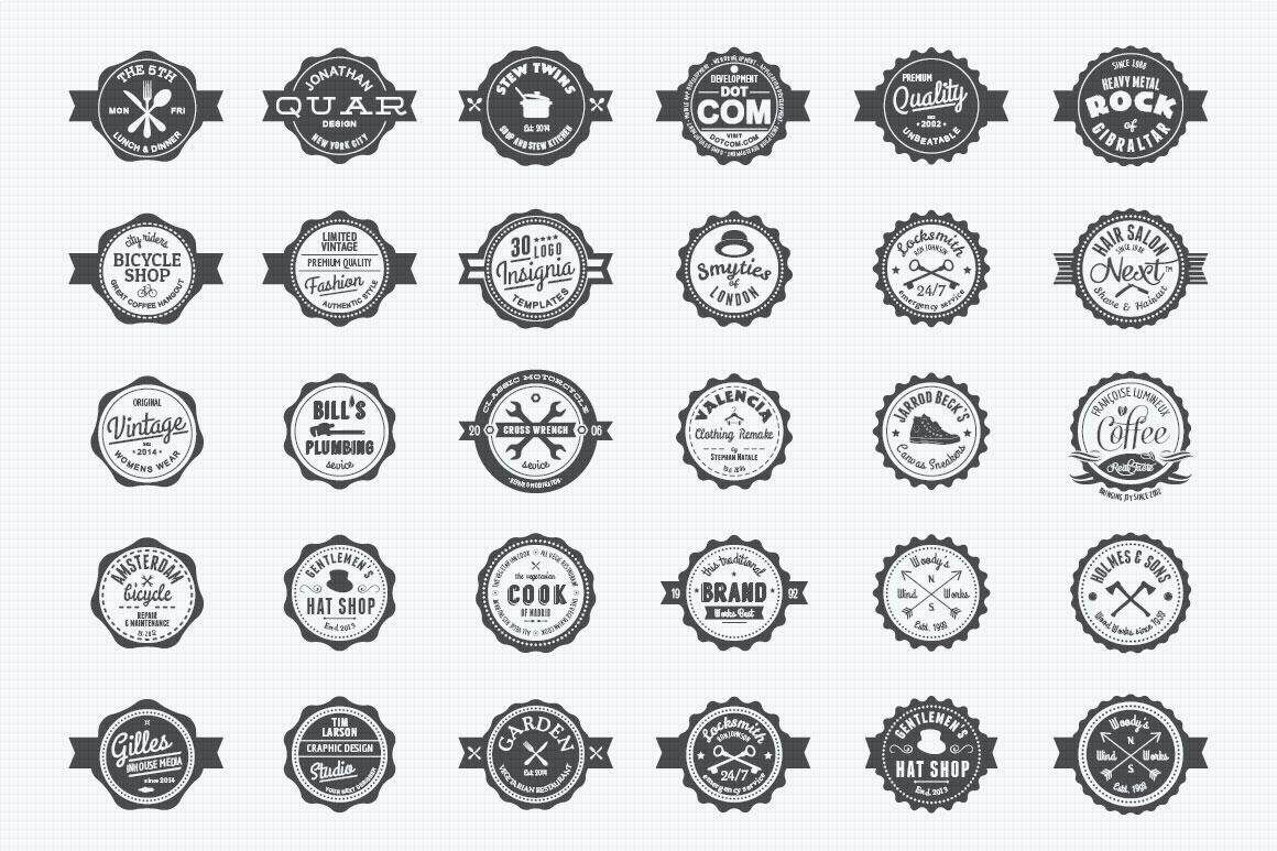 Insignia Logo - Logo Insignia templates for quick visual brand creation