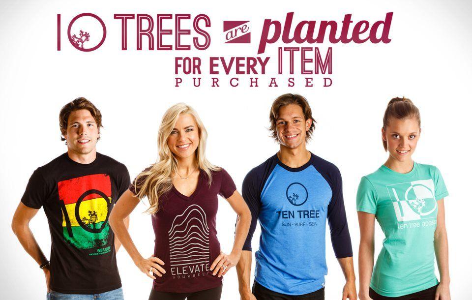 10 Tree Logo - Ten Tree T Shirts