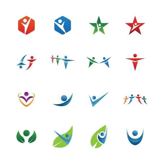 Abstract People Logo - Collection Of Abstract People Logo Icon Template Vector, Abstract ...