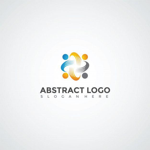 Abstract People Logo - Abstract people logo template Vector | Premium Download
