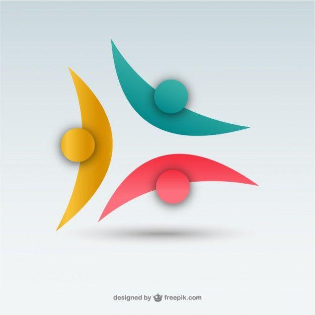 Abstract People Logo - Abstract people logo Vector | Free Download