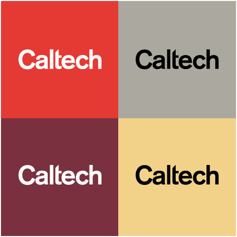 Caltech Logo - Logo Usage Guidelines Identity Toolkit