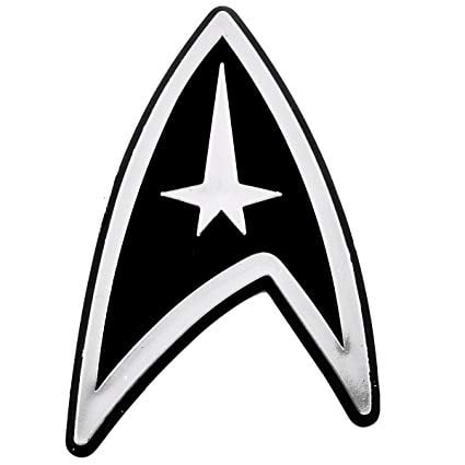 Insignia Logo - Starfleet Insignia Logo Chrome Auto Emblem.25 x