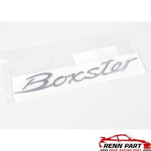Insignia Logo - Porsche Boxster Emblem Insignia Logo Script Chrome OEM 981 ...
