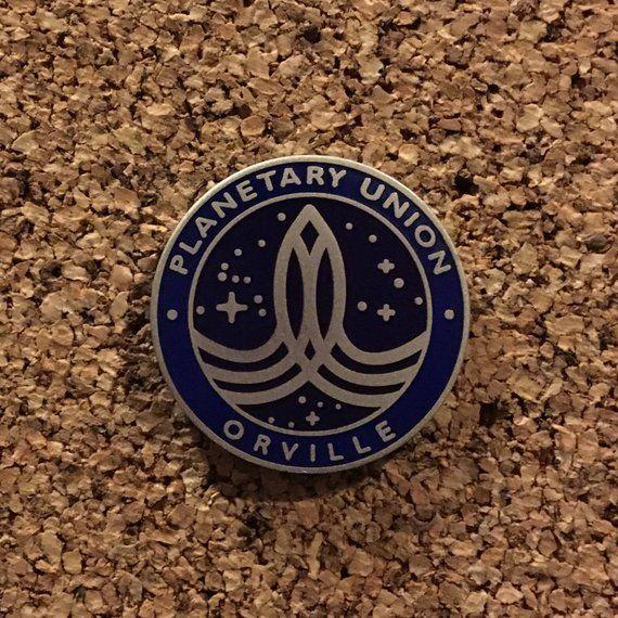 Insignia Logo - The Orville Planetary Union Insignia Logo Enamel Pin Badge | Etsy