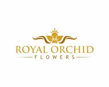 Orchid Flower Logo - Logo design entry number 106 by anki1304 | Royal Orchid Flowers logo ...