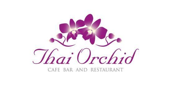 Orchid Flower Logo - Thai Orchid logo of Thai Orchid, Maidstone