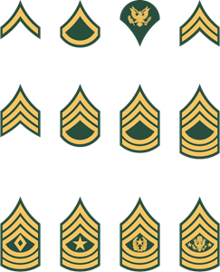 Insignia Logo - U. S. Army Enlisted Rank Insignia Logo Vector (.AI) Free Download