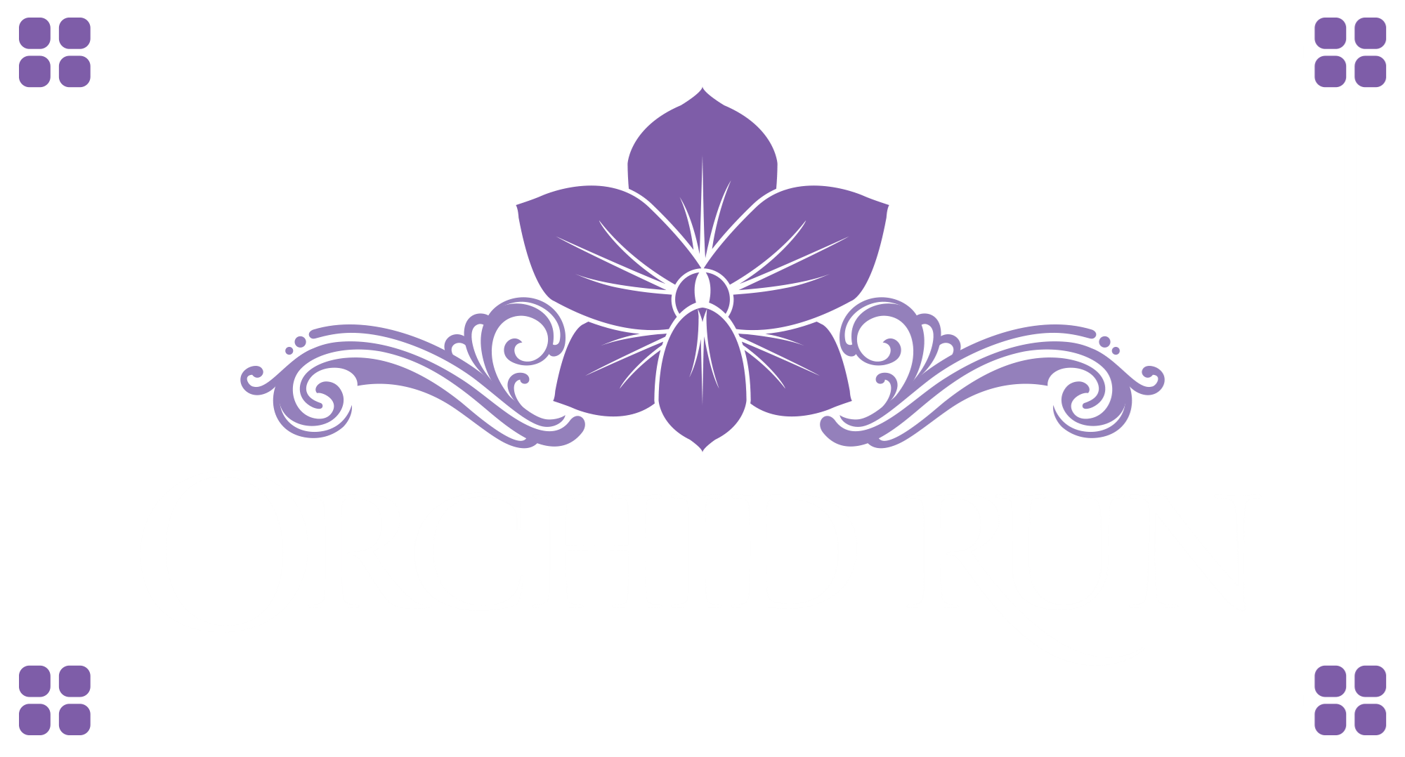 Orchid Flower Logo - Orchid Run | Luxury Apartments in Naples, FL