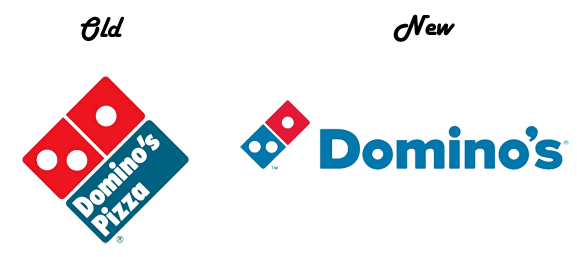 Domino's Old Logo - Dominos Old Vs New Logo 2